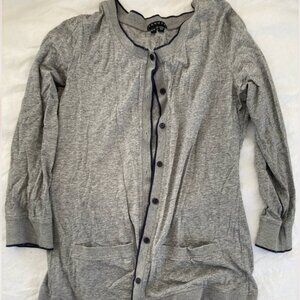 Theory Grey Cardigan Size M